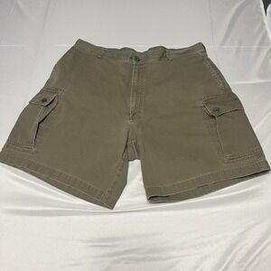 VTG Polo Sport Sportsman Ralph Lauren Cargo Shorts Men's 38 Olive Brown OG 9"